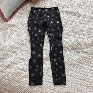 SPANX Kids Black Star Pattern Leggings